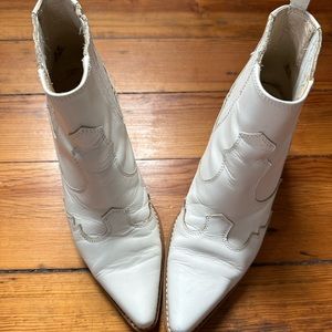 Sam Edelman Women's White Winona Booties